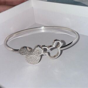 Mickey Mouse Sterling Silver Bracelet Bangle